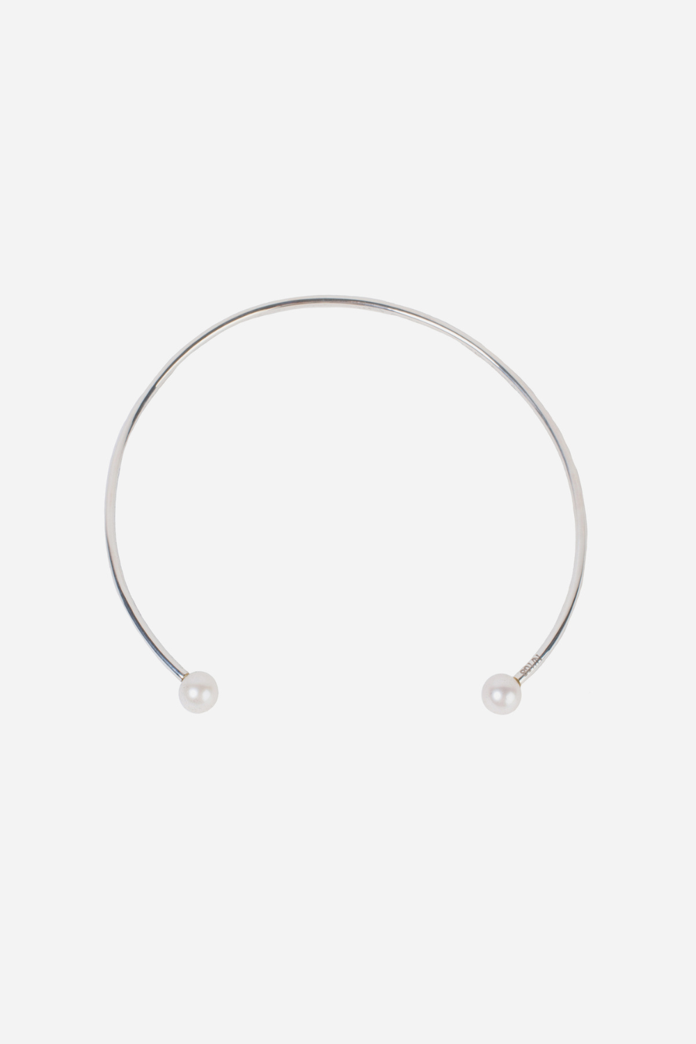 Collar Perlas Suspendidas – plata