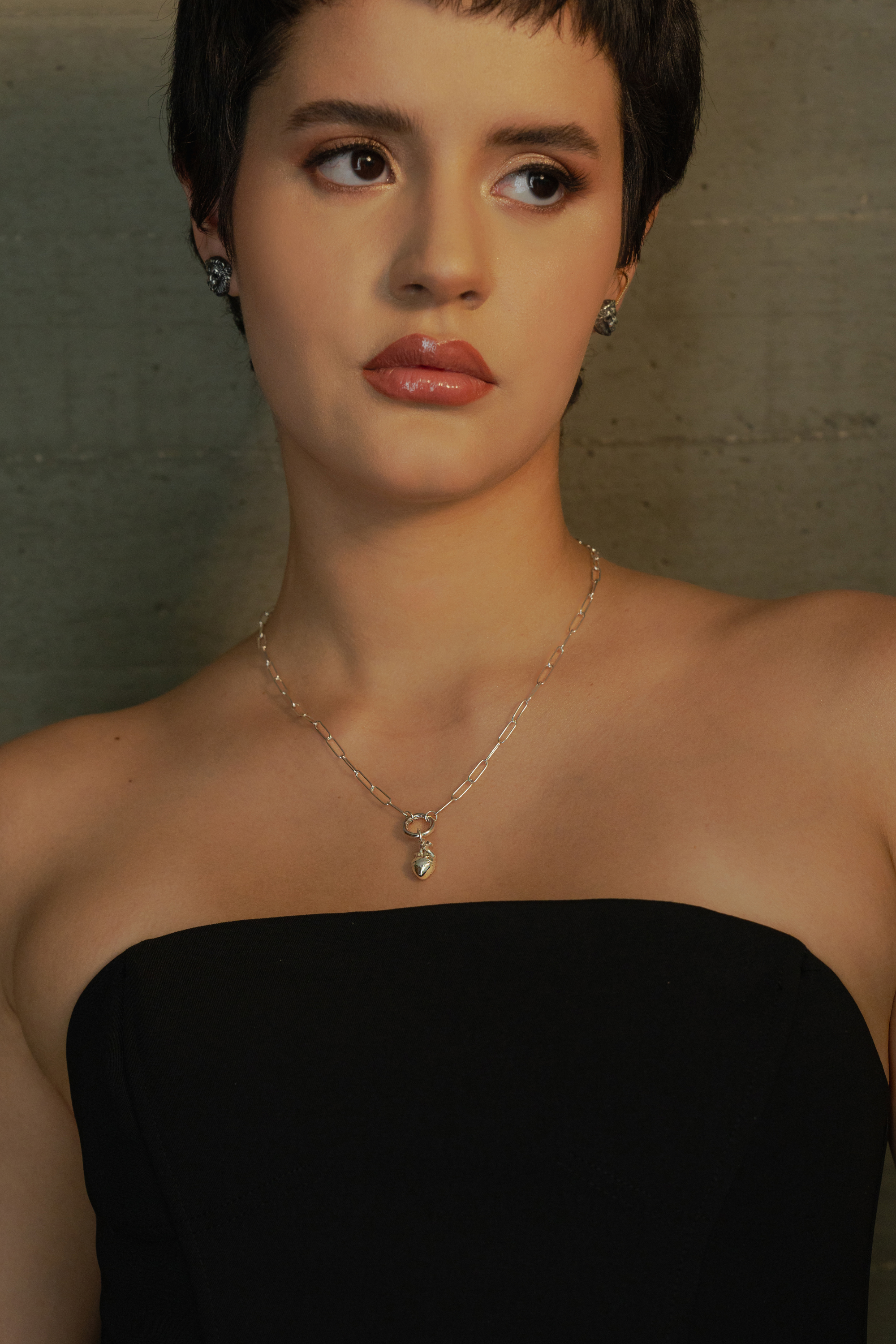 Corazón Anatómico Chico – Plata